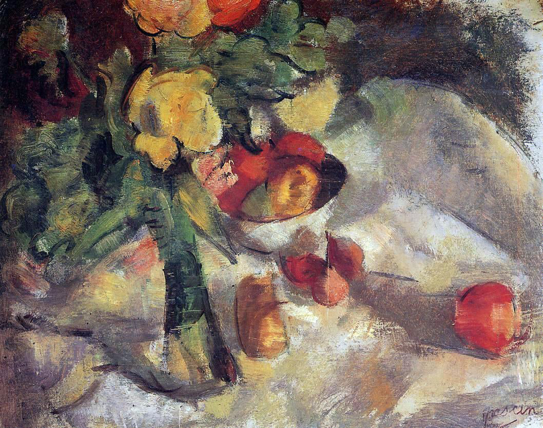 Jules Pascin Still Life with Fruit - Canvas Print