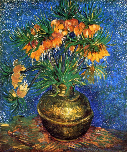 Vincent Van Gogh Still Life with Frutillarias - Canvas Print
