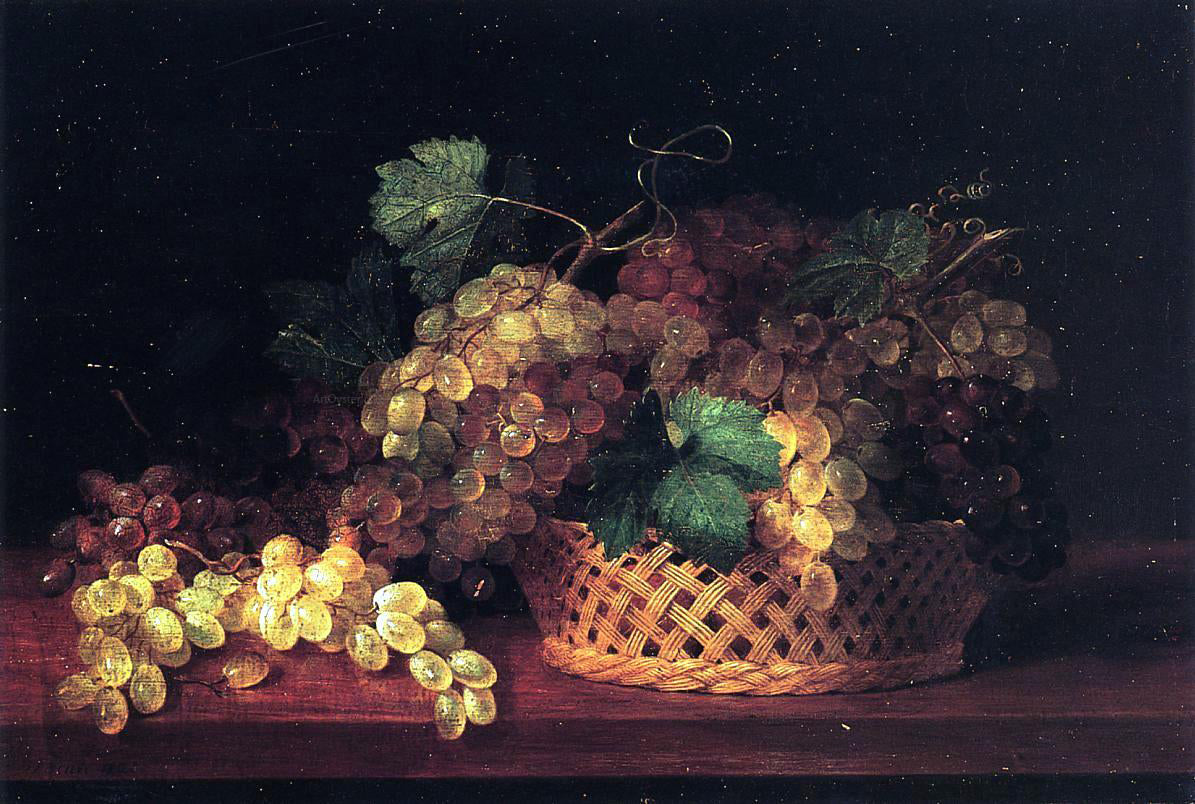 James Peale Still Life with Grapes - Canvas Print