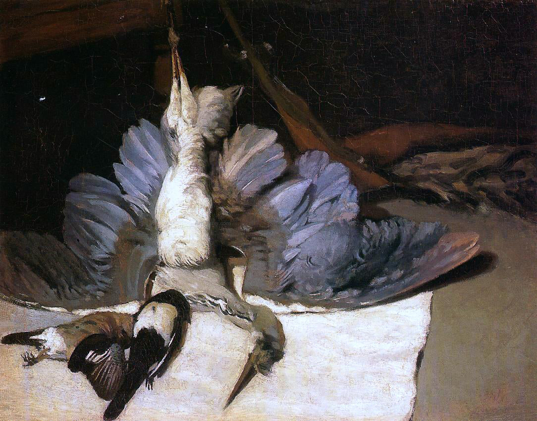 Alfred Sisley Still Life with Heron - Canvas Print