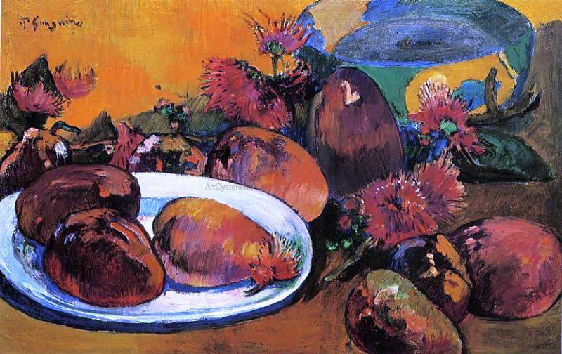 Paul Gauguin Still Life with Mangos - Canvas Print