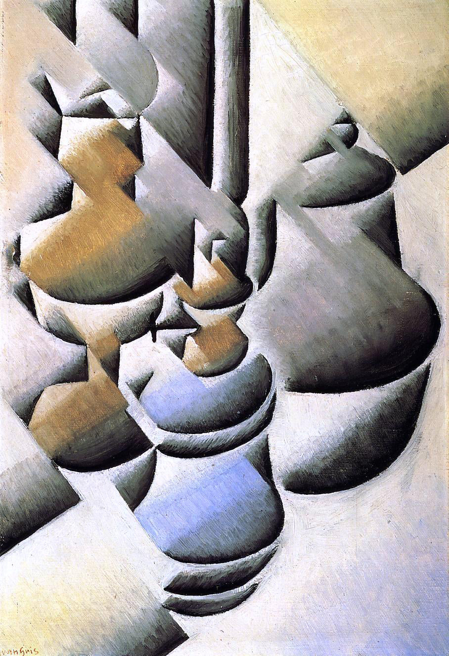 Juan Gris Still Life with Oil Lamp - Canvas Print
