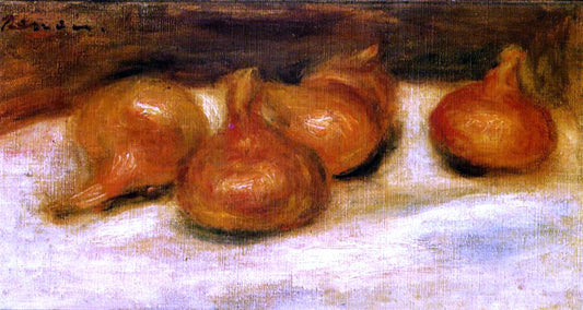 Pierre Auguste Renoir Still Life with Onions - Canvas Print