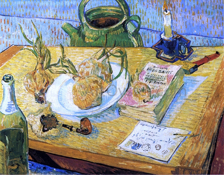 Vincent Van Gogh Still Life with Onions - Canvas Print