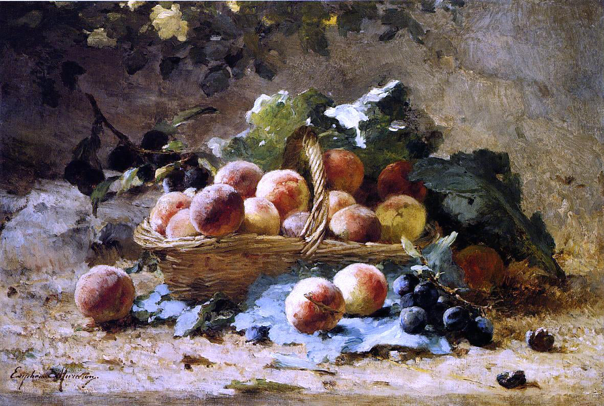 Euphemie Muraton Still Life with Peaches - Canvas Print