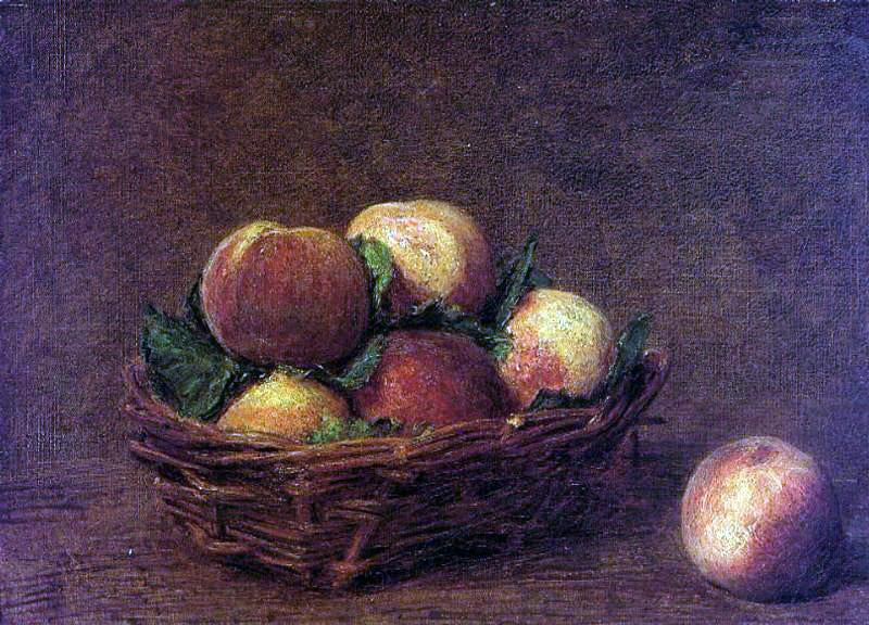 Henri Fantin-Latour Still Life with Peaches - Canvas Print