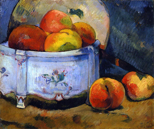 Paul Gauguin Still Life with Peaches - Canvas Print