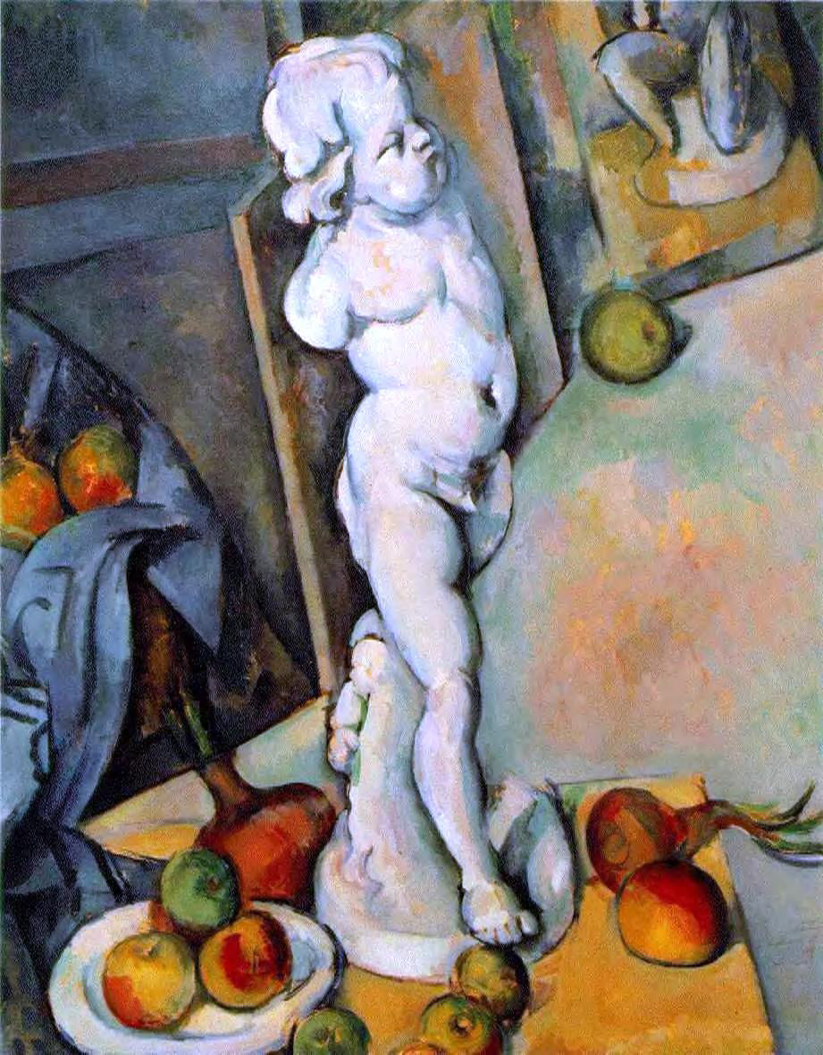 Paul Cezanne Still Life with Plaster Cupid - Canvas Print