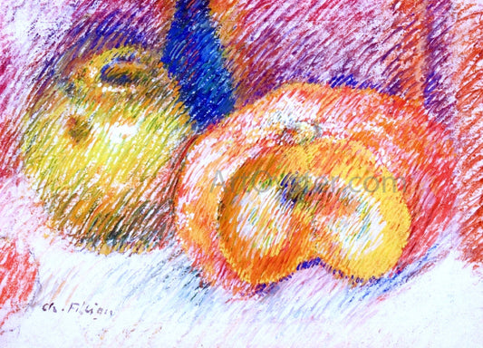 Charles Filiger Still Life with Pot and Pumpkin - Canvas Print