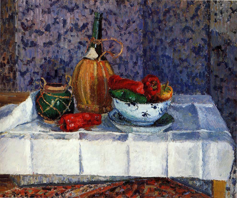 Camille Pissarro Still Life with Spanish Peppers - Canvas Print