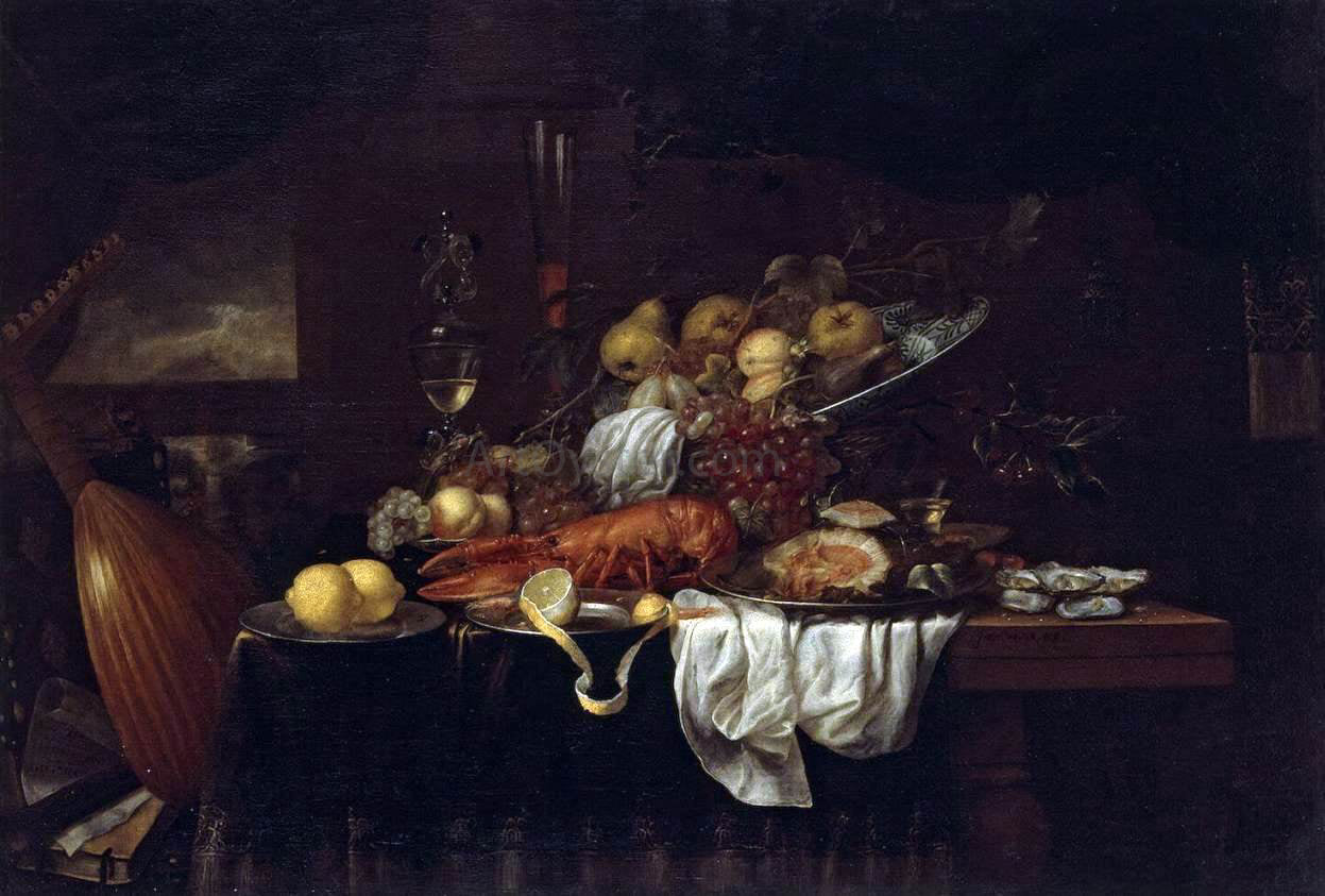 Joris Van Son Still-Life - Canvas Print