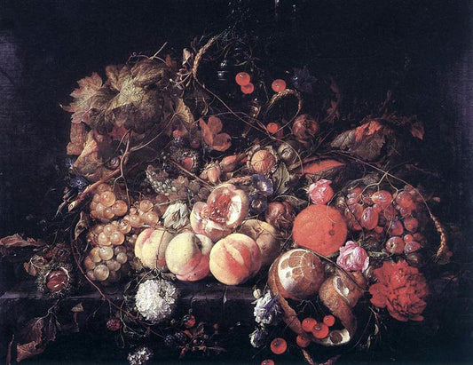 Jan Davidsz De Heem Still-Life - Canvas Print
