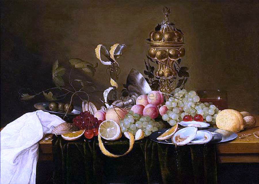 The Elder Jan Pauwel Gillemans Still-Life - Canvas Print