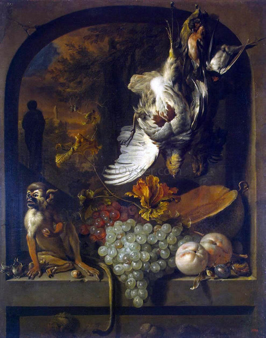 Jan Weenix Still-Life - Canvas Print