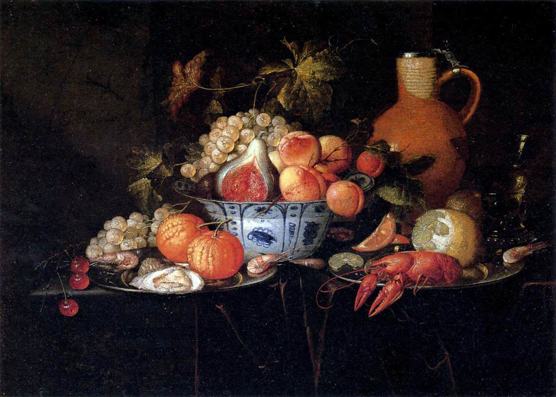 The Younger Jan Pauwel Gillemans Still-Life - Canvas Print