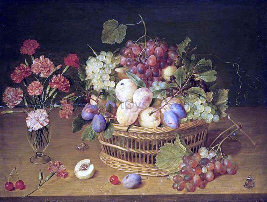 Jacob Van Hulsdonck Still-Life - Canvas Print