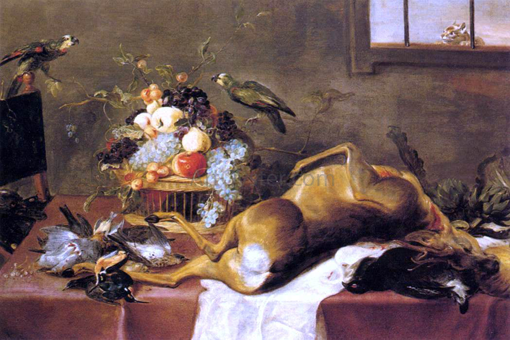 Paul De Vos Still-Life - Canvas Print