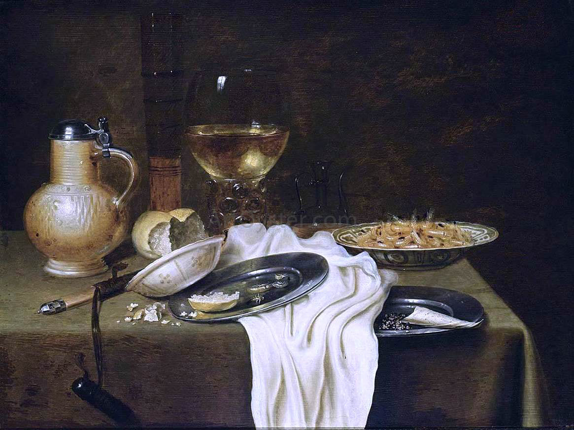 Maerten Boelema De Stomme Still-Life - Canvas Print