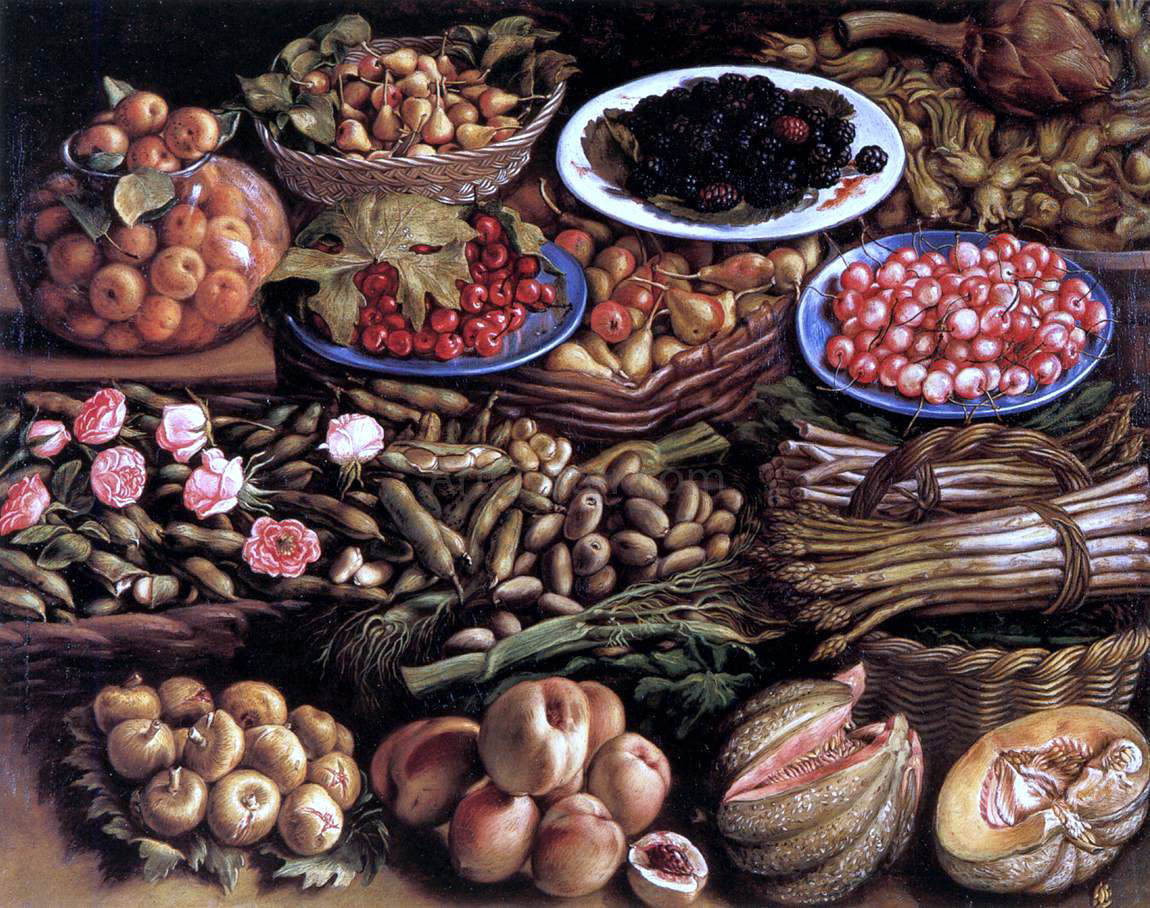 Vincenzo Campi Still-Life - Canvas Print