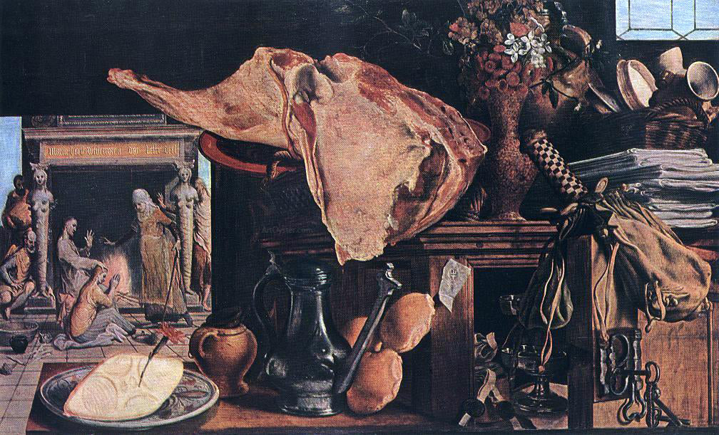 Pieter Aertsen Still-Life - Canvas Print