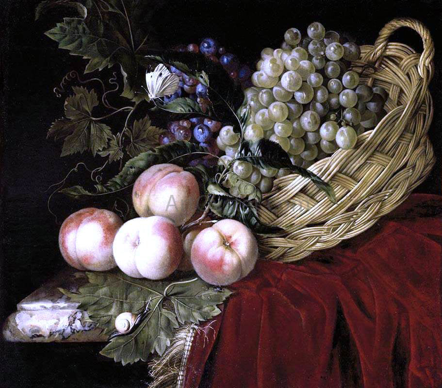 Willem Van Aelst Still-Life of Fruit - Canvas Print