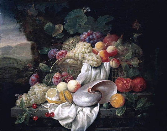 Joris Van Son Still-Life of Fruit - Canvas Print