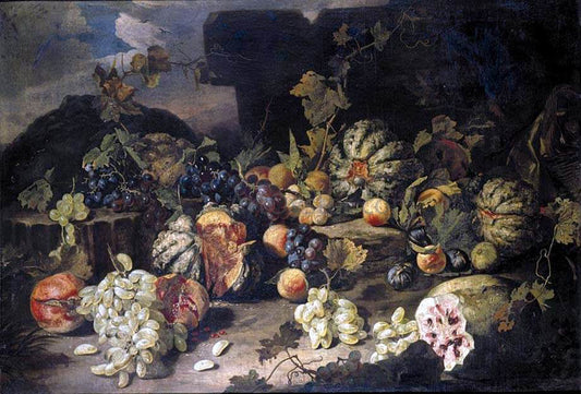 Franz Werner Von Tamm Still-Life of Fruit - Canvas Print