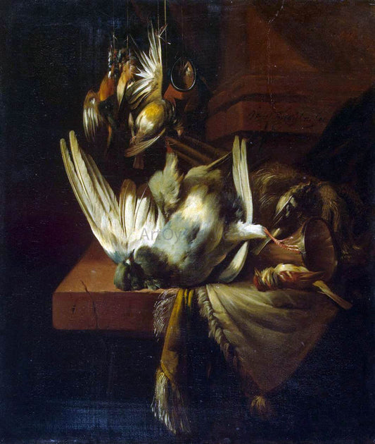 William Gowe Ferguson Still-Life with Dead Game - Canvas Print