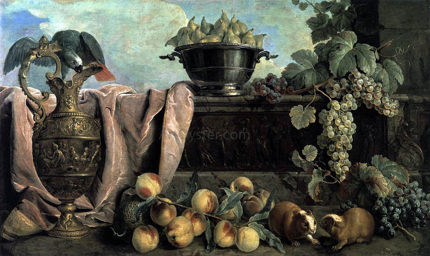 Alexandre-Francois Desportes Still-Life with Ewer - Canvas Print