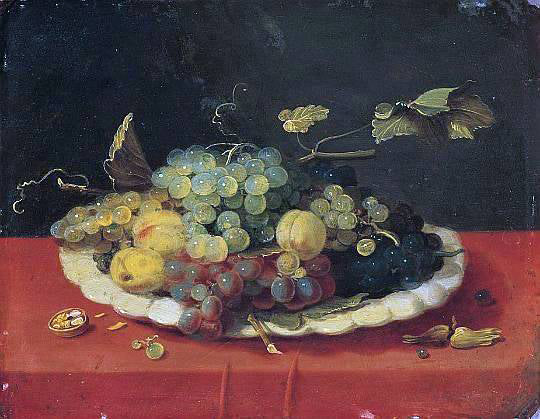 Jan Van I Kessel Still-Life with Fruit - Canvas Print