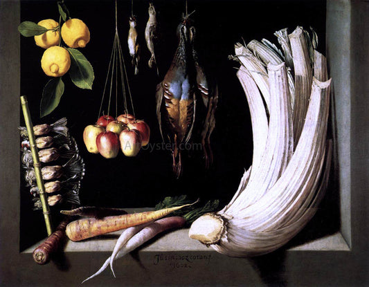 Juan Sanchez Cotan Still-Life with Game, Vegetable and Fruit - Canvas Print