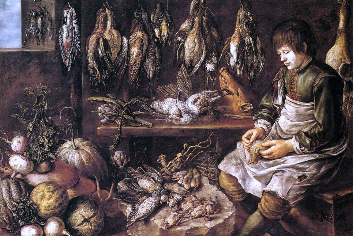 Gottfried Libalt Still-Life with Game-Birds - Canvas Print