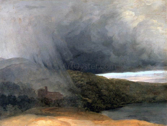 Pierre-Henri De Valenciennes Storm by a Lake - Canvas Print