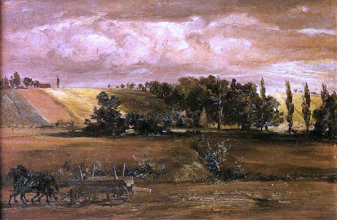 Adolph Von Menzel Storm on Tempelhof Mountain - Canvas Print