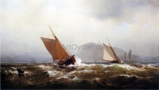 Mauritz F. H. De Haas Stormy Breezes - Canvas Print