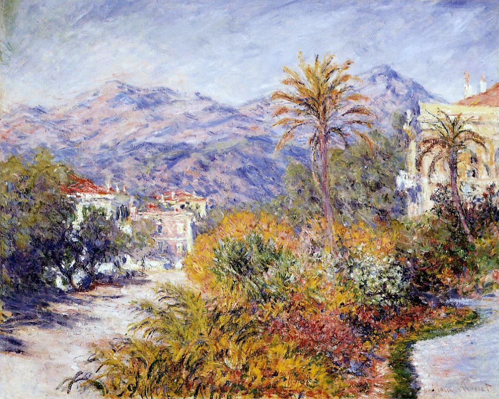 Claude Oscar Monet Strada Romada in Bordighera - Canvas Print