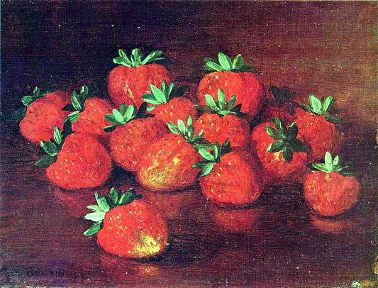 Richard La Barre Goodwin Strawberries - Canvas Print