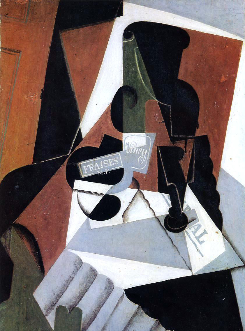 Juan Gris Strawberry Jam - Canvas Print
