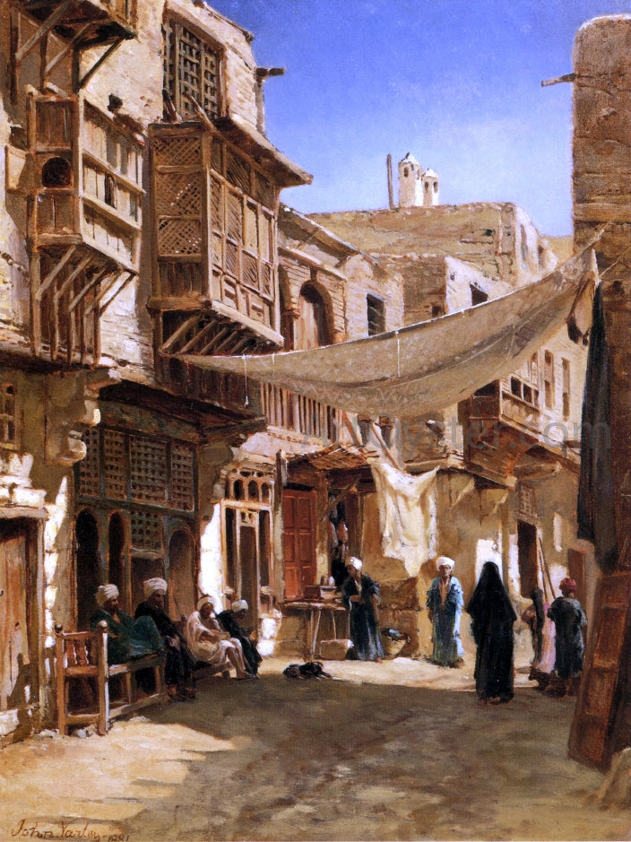 John Varley Street in Boulaq near Cairo - Canvas Print