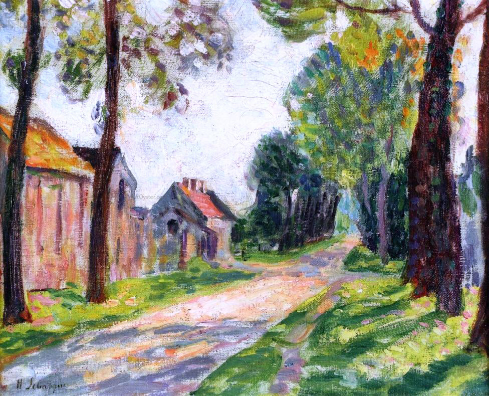 Henri Lebasque Street in Lagny, in Chessy - Canvas Print