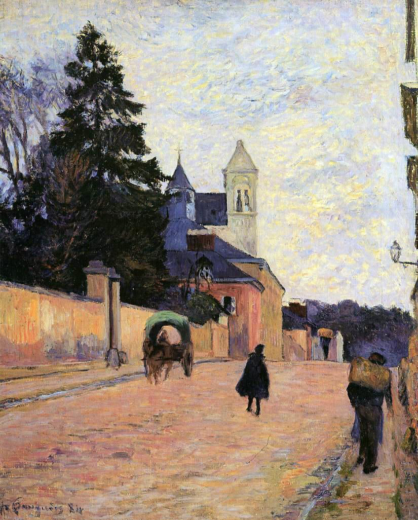 Paul Gauguin Street in Rouen - Canvas Print