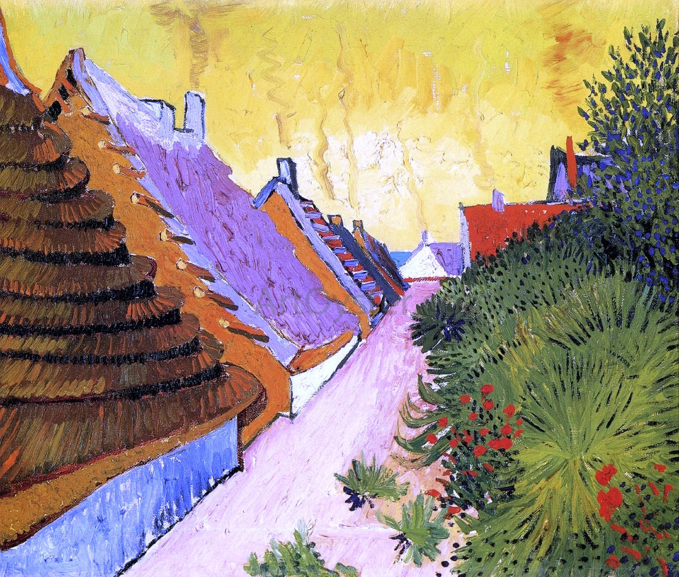 Vincent Van Gogh Street in Saintes-Maries - Canvas Print