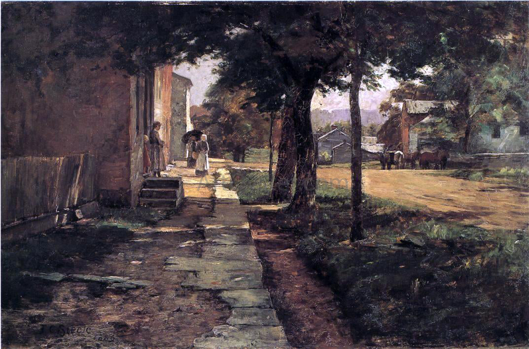 Theodore Clement Steele Street in Vernon - Canvas Print