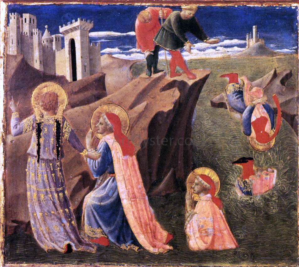 Zanobi Strozzi Sts Cosmas and Damian Saved from Drowning - Canvas Print