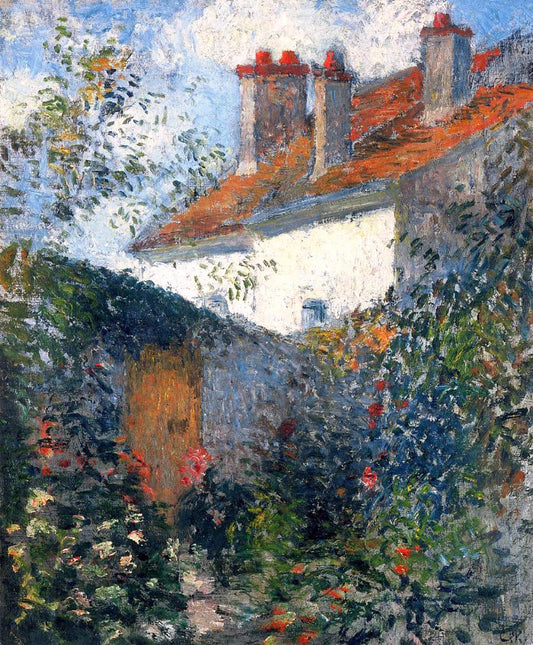 Camille Pissarro Study at Pontoise - Canvas Print