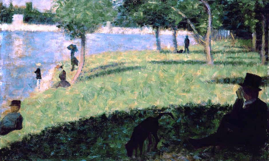 Georges Seurat Study for 'La Grande Jatte' - Canvas Print