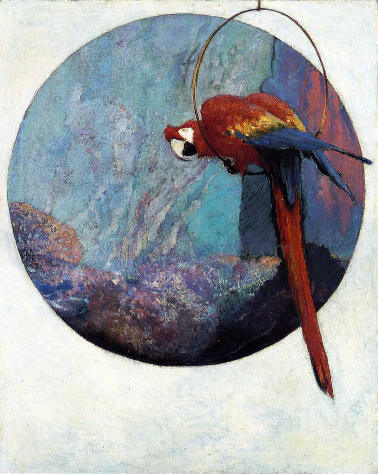 Robert Lewis Reid Study for "Polly" - Canvas Print