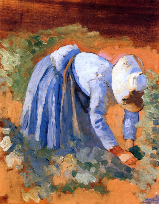 Henri Edmond Cross Study for 'The Grape Pickers' - Canvas Print