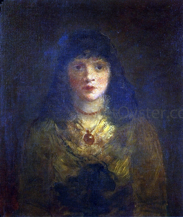 George Fuller Study for The Quadroon - Canvas Print