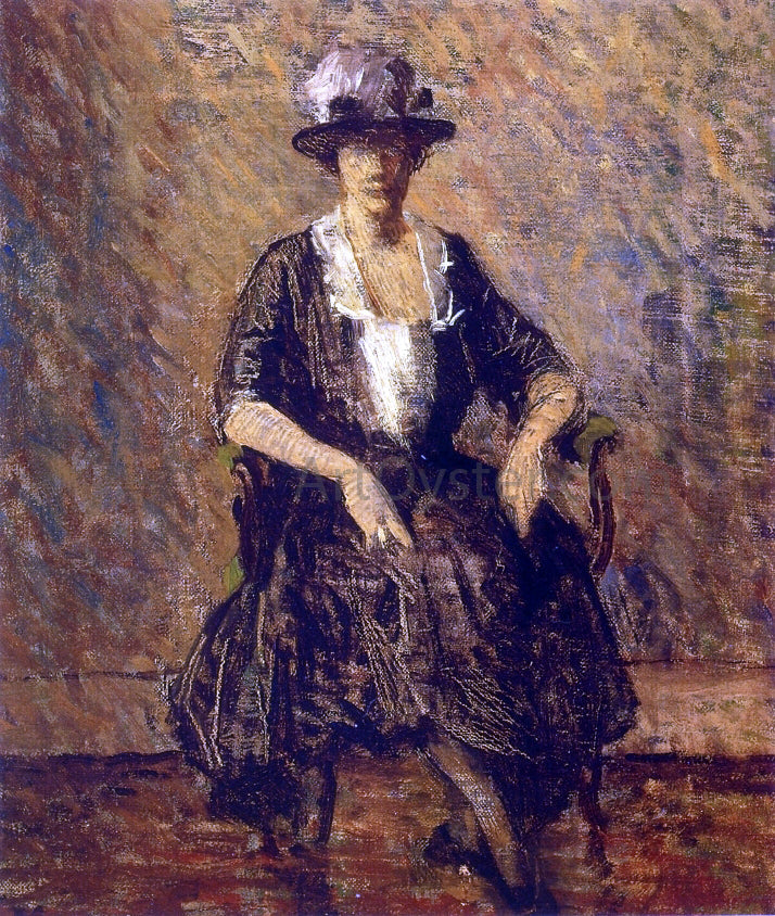 Robert Spencer Study in Black - M. F. S. - Canvas Print